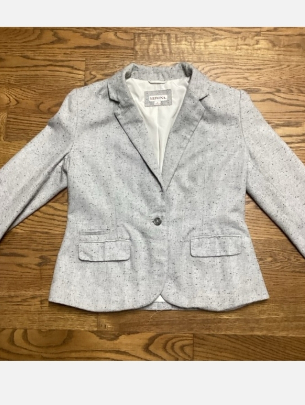 Merona Light Gray Women's Blazer Jacket